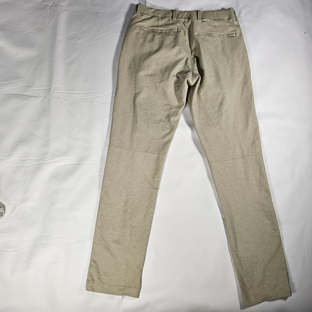 Tommy Bahama Men's 30x32 Beige Performance Golf Chino Pants Flat Front - Picture 5 of 8